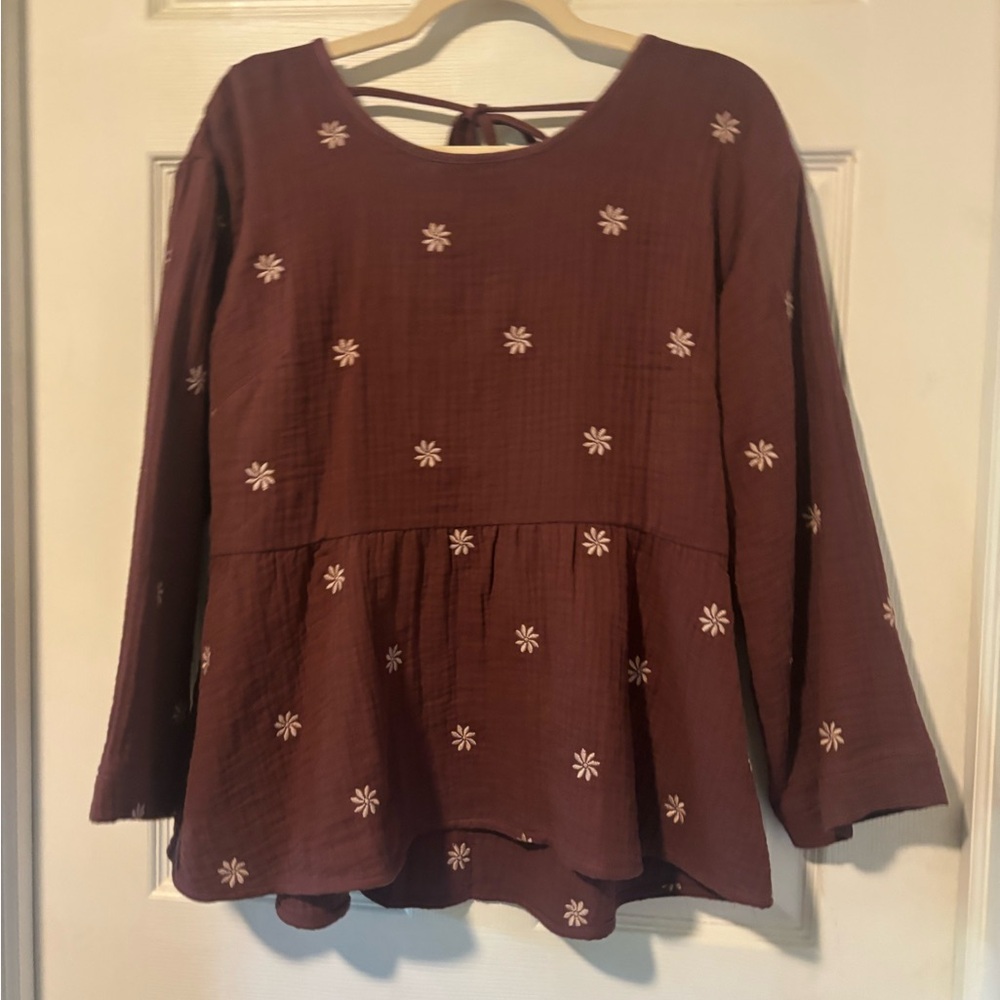 Madewell Women's Sweater - Mauve - Picture 3 of 3